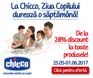 Campanie 1 Iunie - La Chicco, Ziua Copilului dureaza o saptamana!