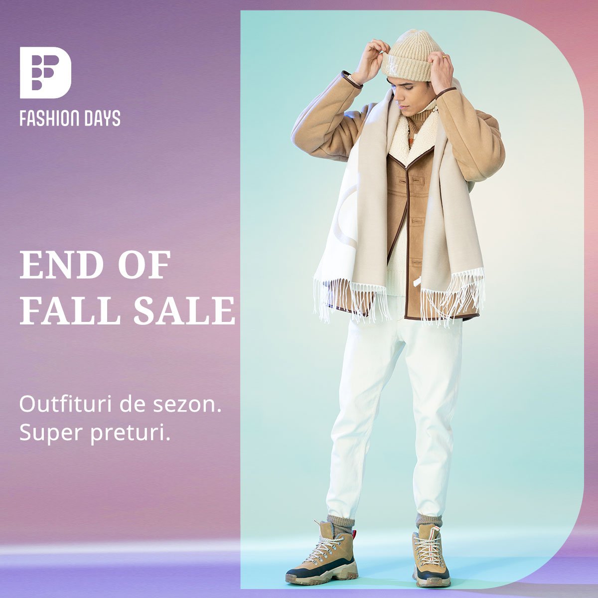End of Fall Sale - super preturi la outfiturile de sezon pentru barbati