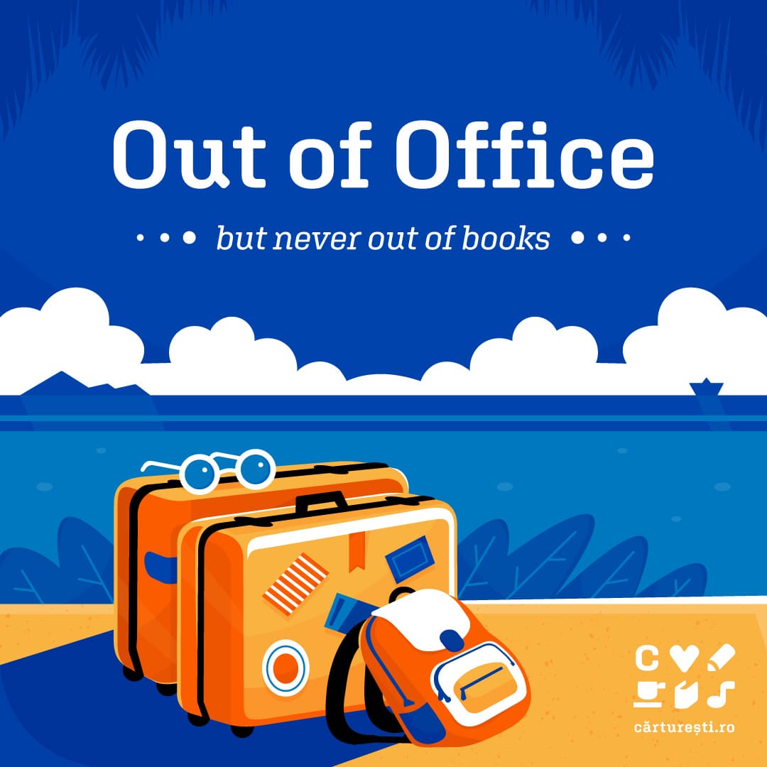 OUT OF OFFICE BUT NEVER OUT OF BOOKS