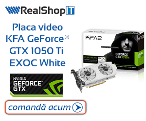 Placa video KFA GeForce® GTX 1050 Ti  EXOC White