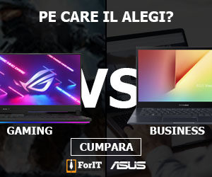 Pe care il alegi? Laptop-uri de Gaming si Business Asus.