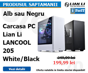 Produsul saptamanii - Alb sau Negru - Carcasa PC Lian Li LANCOOL 205 White/Black!