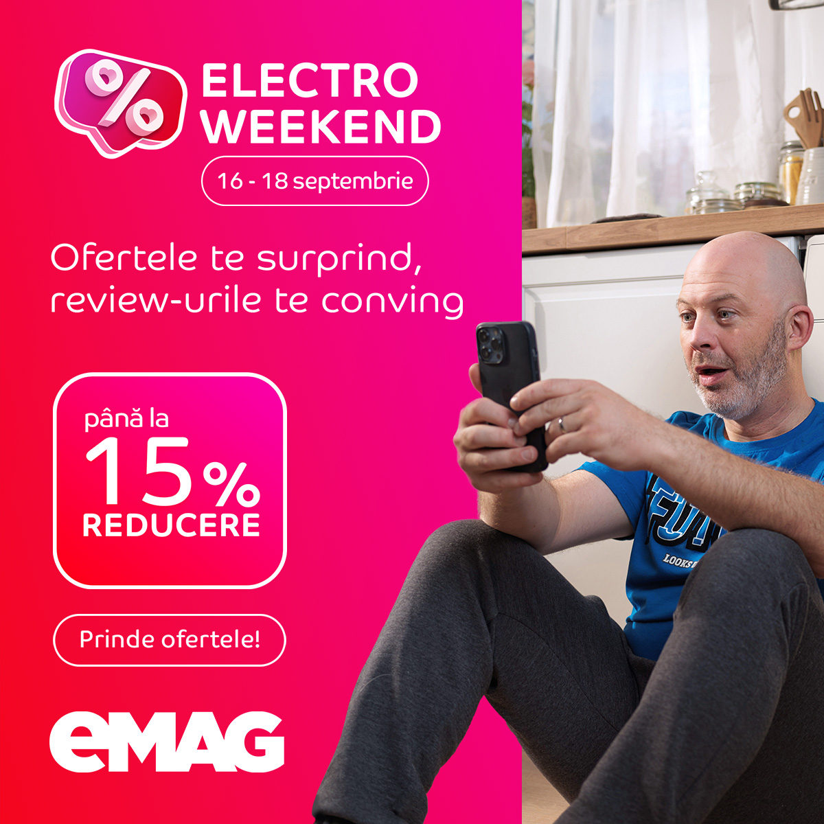 Campanie Electro Weekend 16-18 septembrie 2023