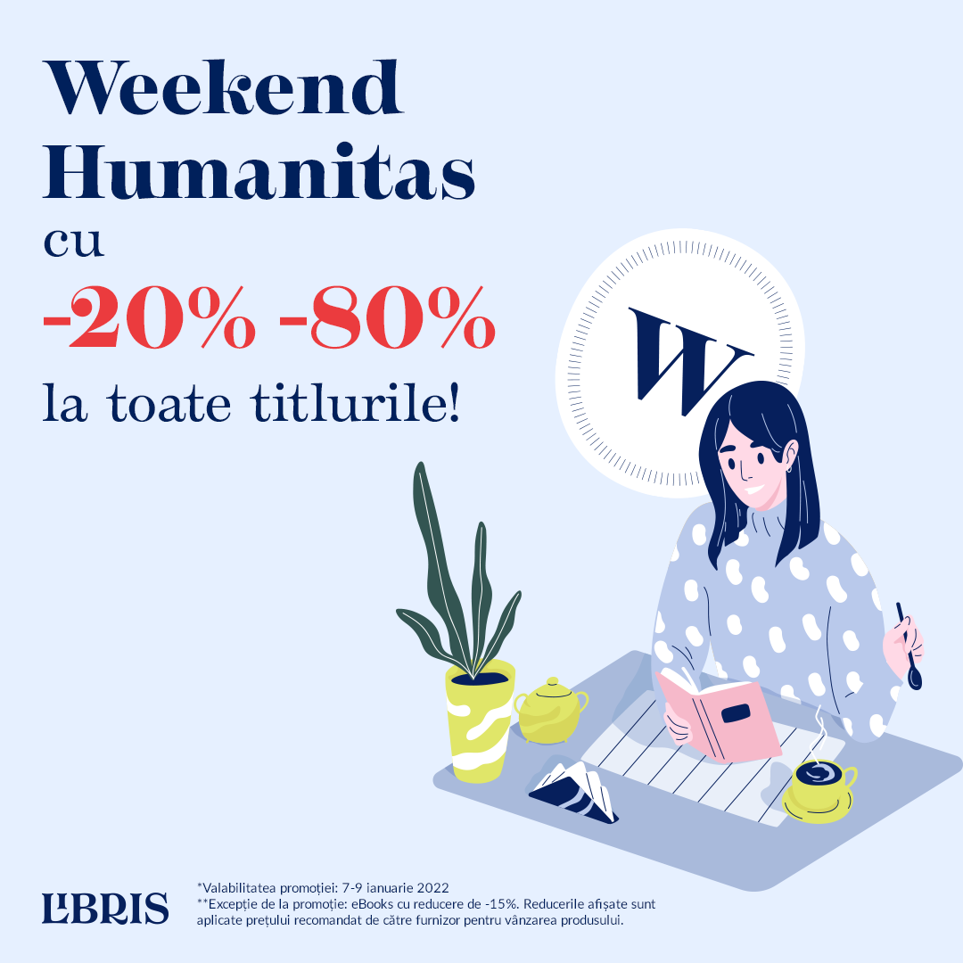 Humanitas cu -20% -80% la toate titlurile editurii! Noi carti pentru noul an