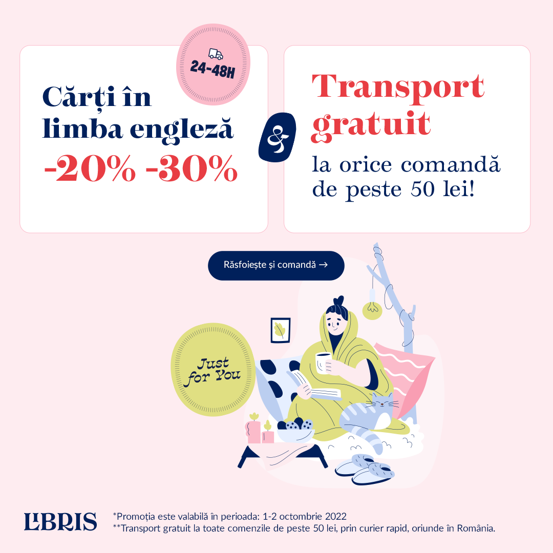 -20% -30% Carti in limba Engleza siii Transport gratuit*! BOOKTOBER is here!
