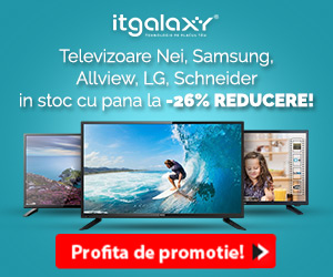 Televizoare Nei, Samsung, Allview, LG, Schneider in stoc cu pana la -26% REDUCERE!